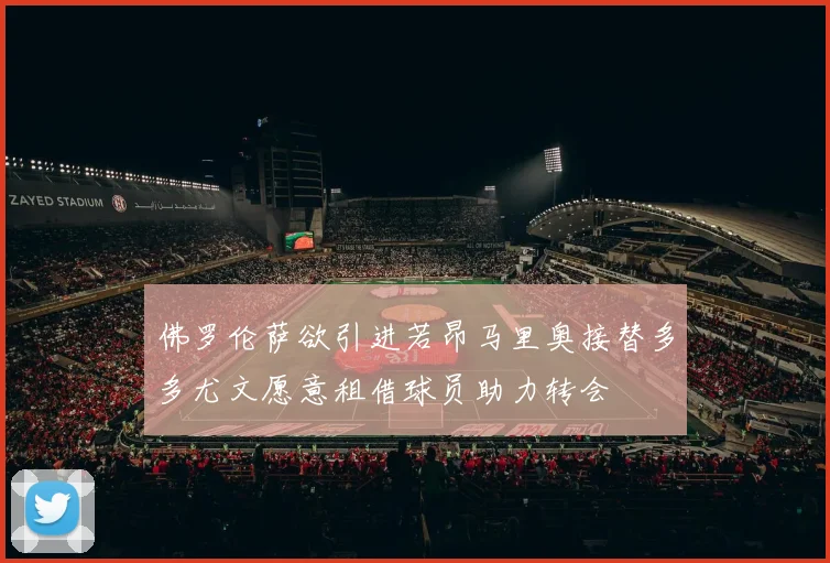 佛罗伦萨欲引进若昂马里奥接替多多尤文愿意租借球员助力转会